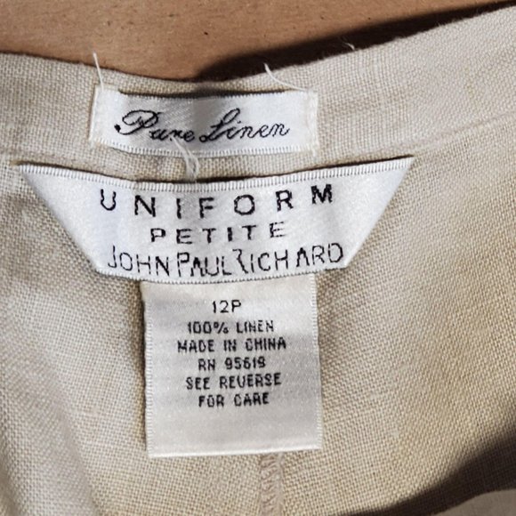 John Paul Richard Linen Capri 12P Beige - Picture 3 of 6